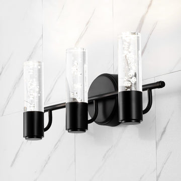 Bolha Minimalist Modern Bubble Acrylic/Iron Integrated LED Vanity Light